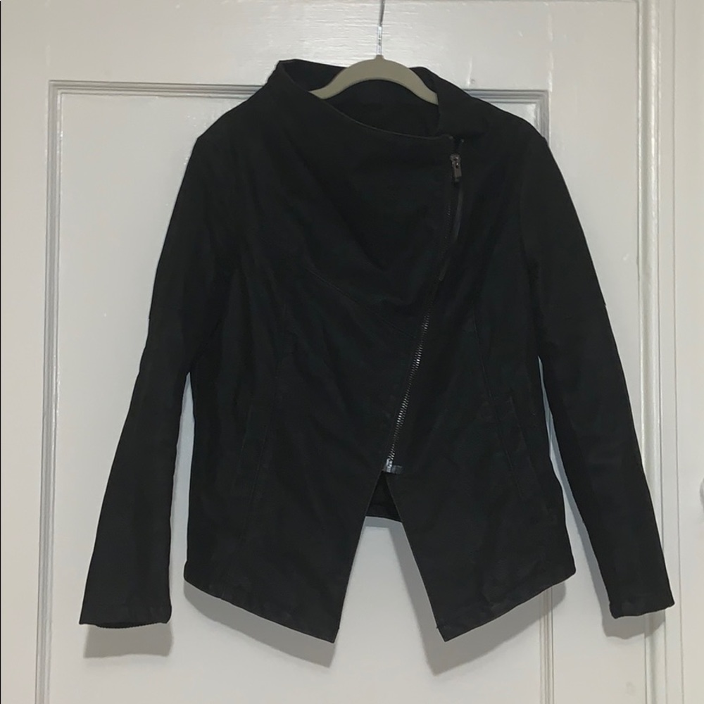 Faux leather jacket